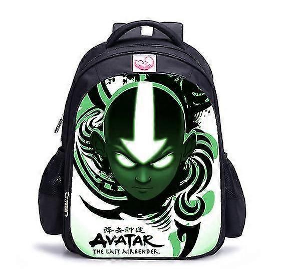 16インチアバター最後のエアベンダーバックパック子供用スクールバッグ整形外科用バックパックティーンエイジャースクールボーイズガールズトラベルバックパック