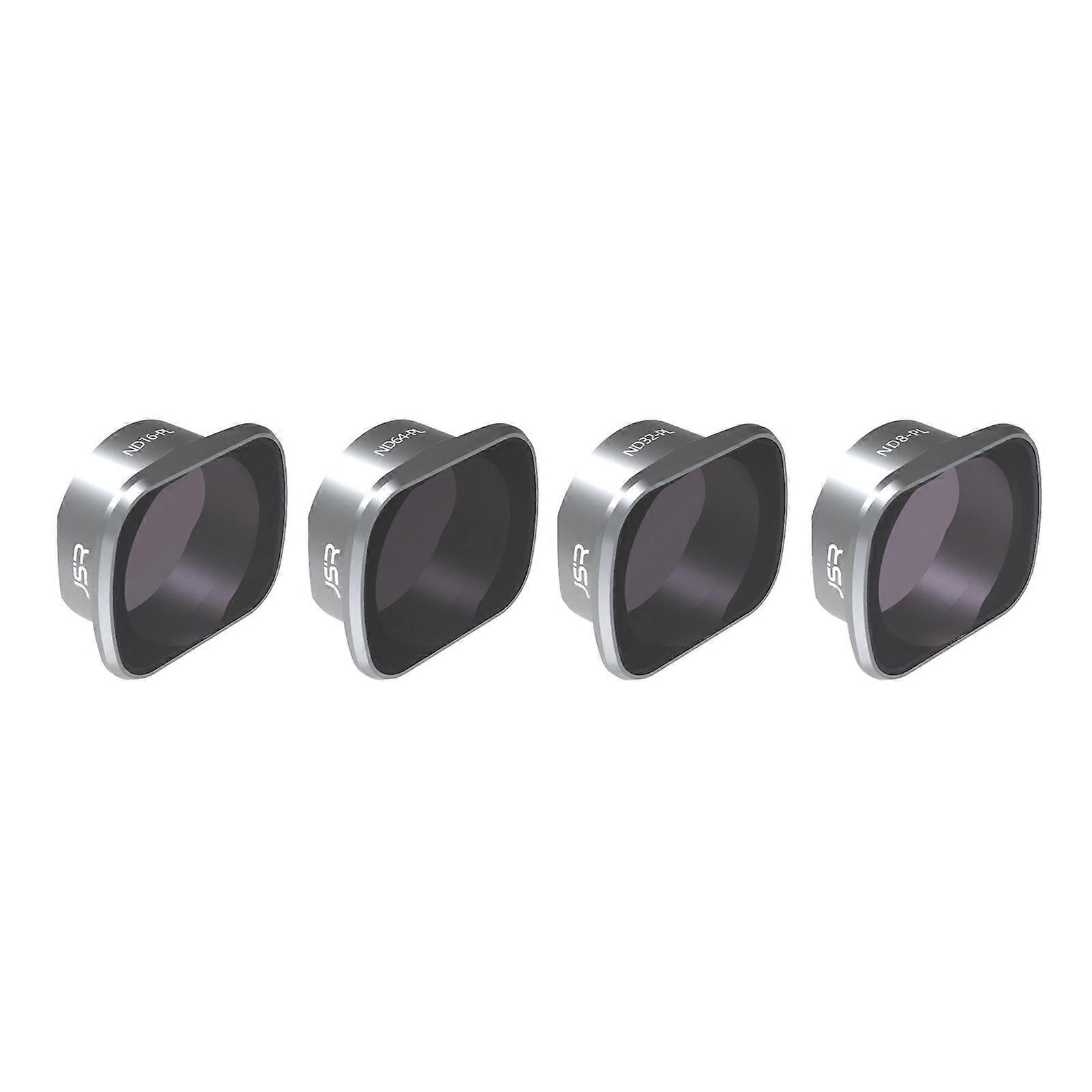 Lens Filters ND8 ND16 ND32 ND64 Set for DJI FPV Combo Outdoor Photography Silver