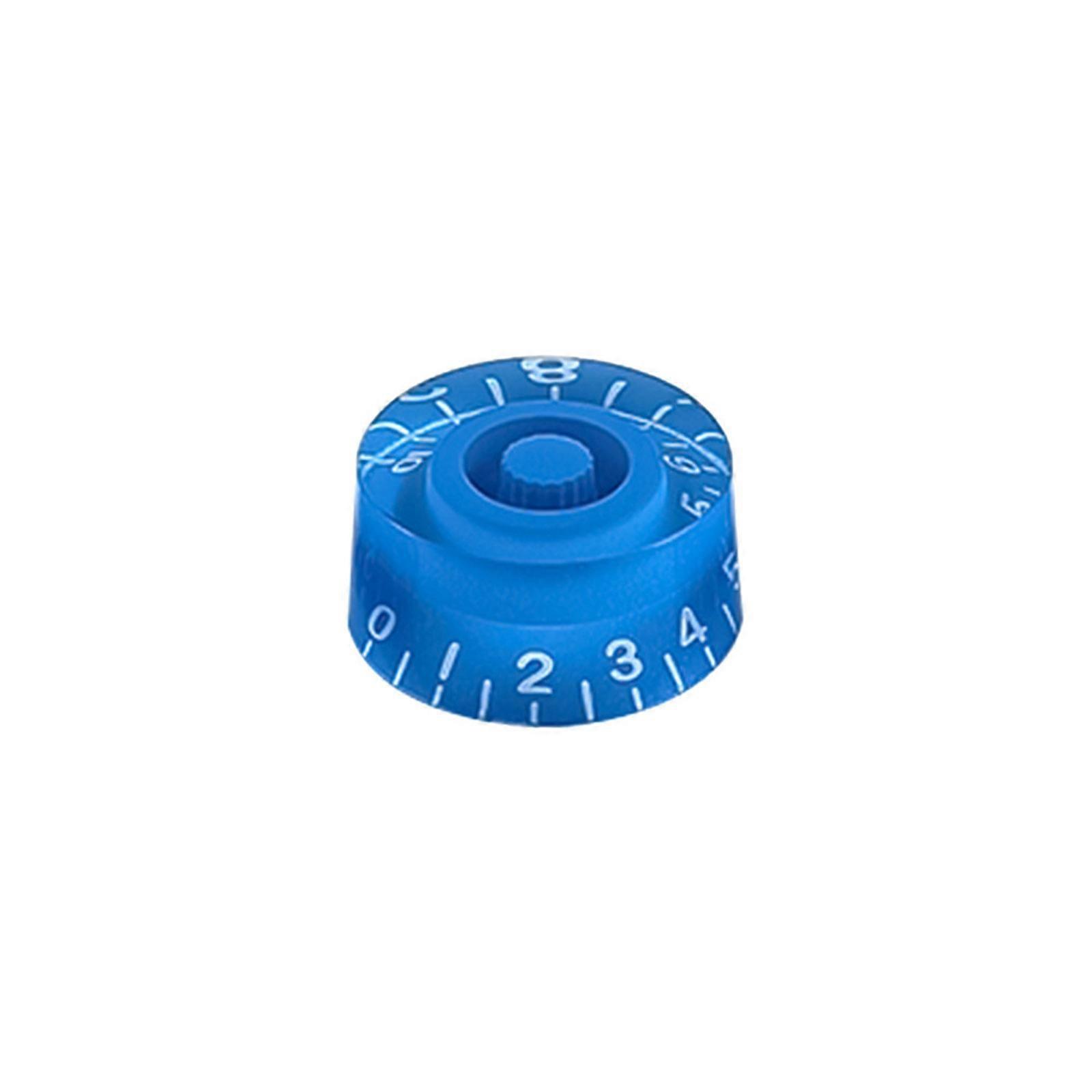 Guitar Effect Button Control Knobs Turning Knobs Bass Knobs Guitar Potentiometer Knobs Guitar Turner Knobs Replacements  blue white lettering