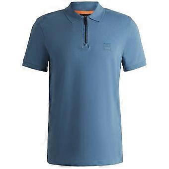 BOSS Slim Fit Passerzip Polo Shirt