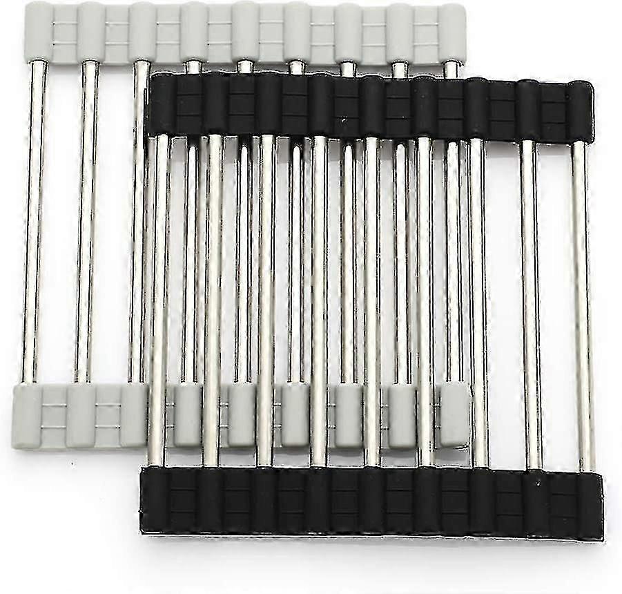 Roll Up Trivets Rack 304 Acero inoxidable Multiuso resistente al calor