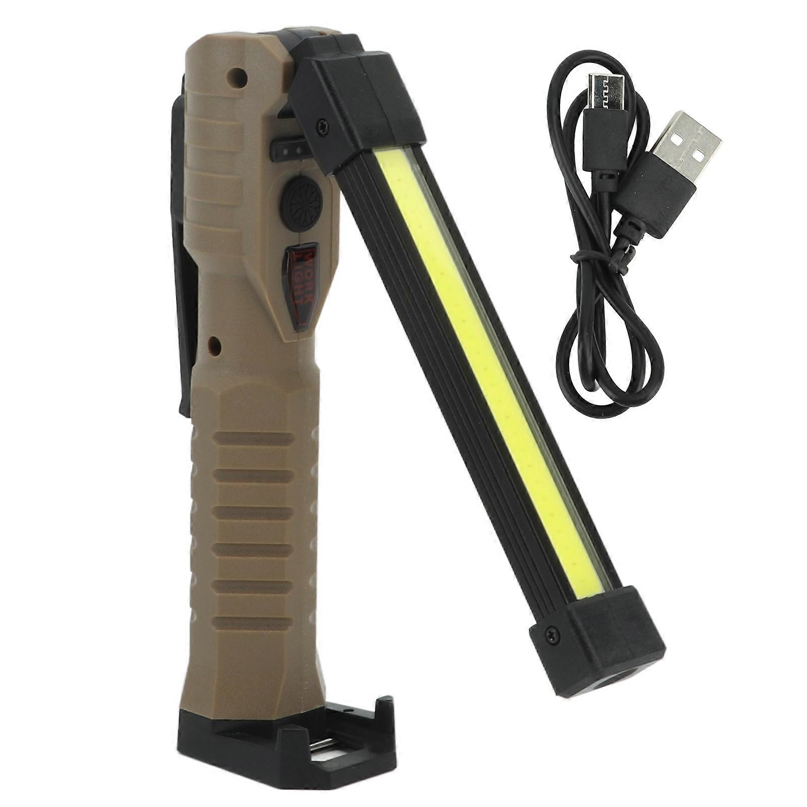 7 Modes Folding LED COB Work Light Type C Foldable Magnetic Emergency Flashlight for Maintenance 1200mAh
