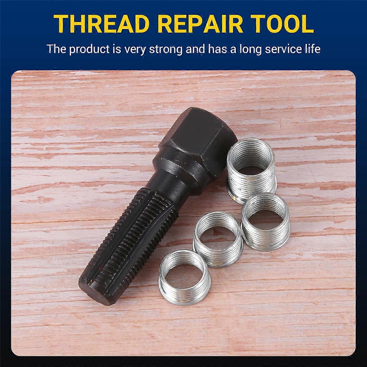 14mm Spark Plug Thread Repair Kit Tool Kit Reamer Tap M14x1.25