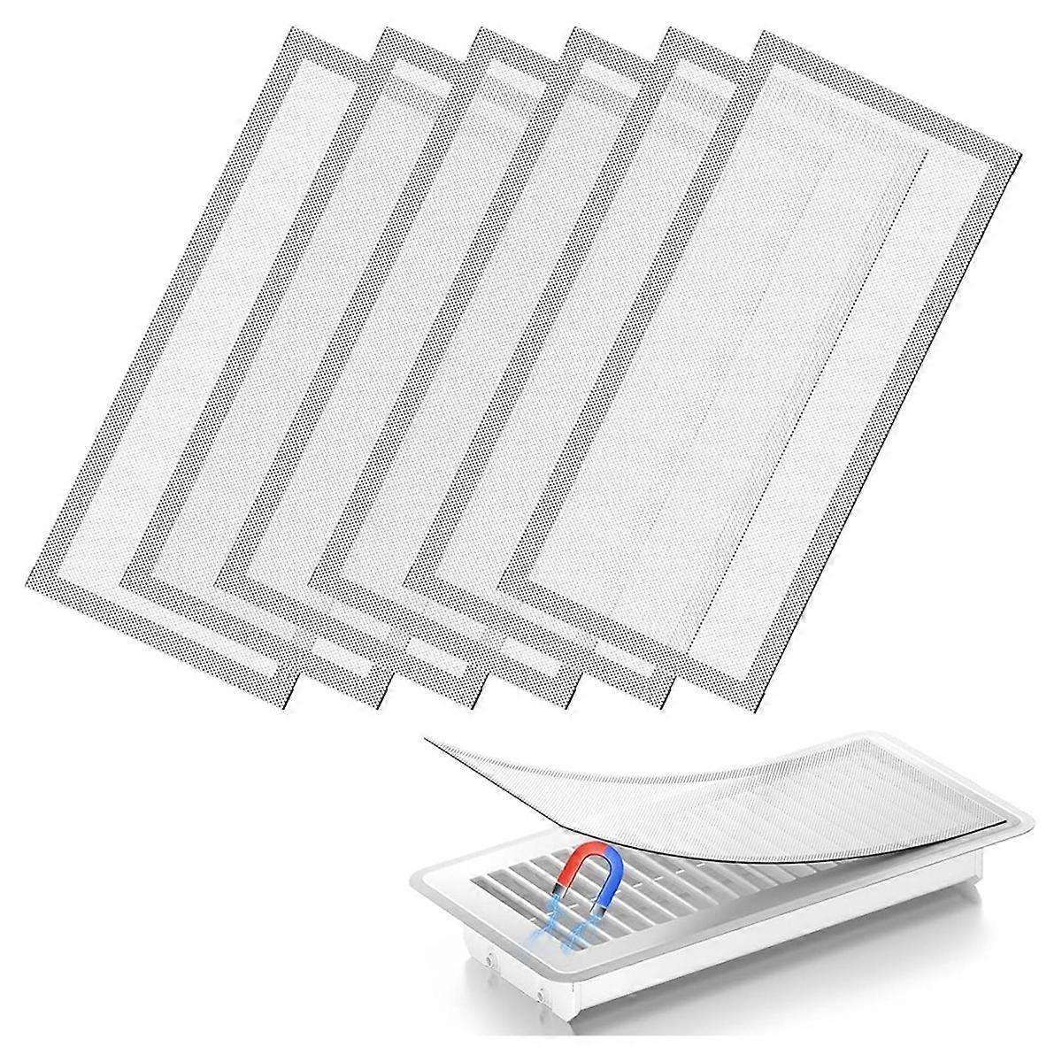 Floor Vent Cover, Magnetic Vent Cover Mesh Ventilation Filter for Home Floor/Wall/Ceiling to Capture