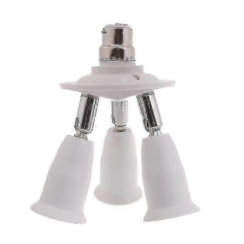 Holder Socket Splitter Lamp Base E27 Splitter 3/5 Heads Adjustable B22 To E27