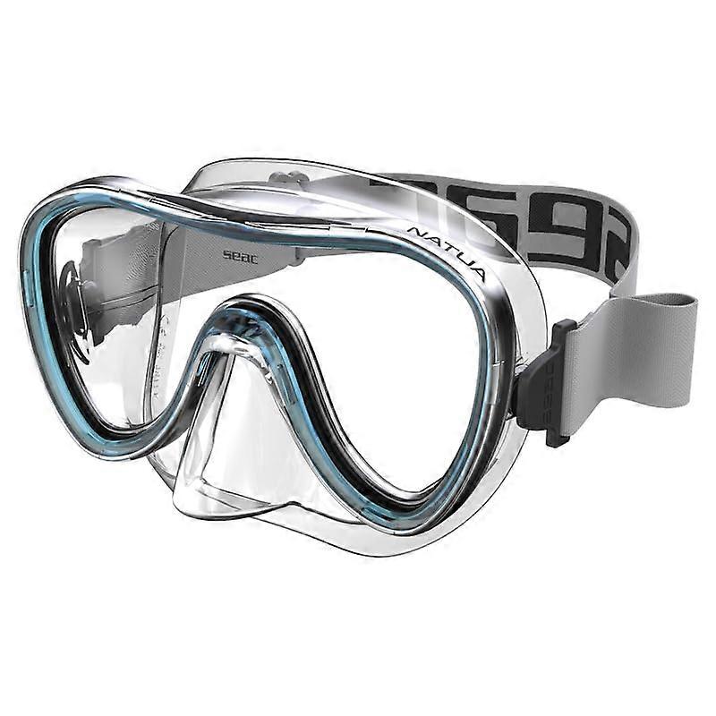 Silicone Snorkeling Scuba Diving Mask Monolens Adjustable Fit Anti-Fog Design Clear View