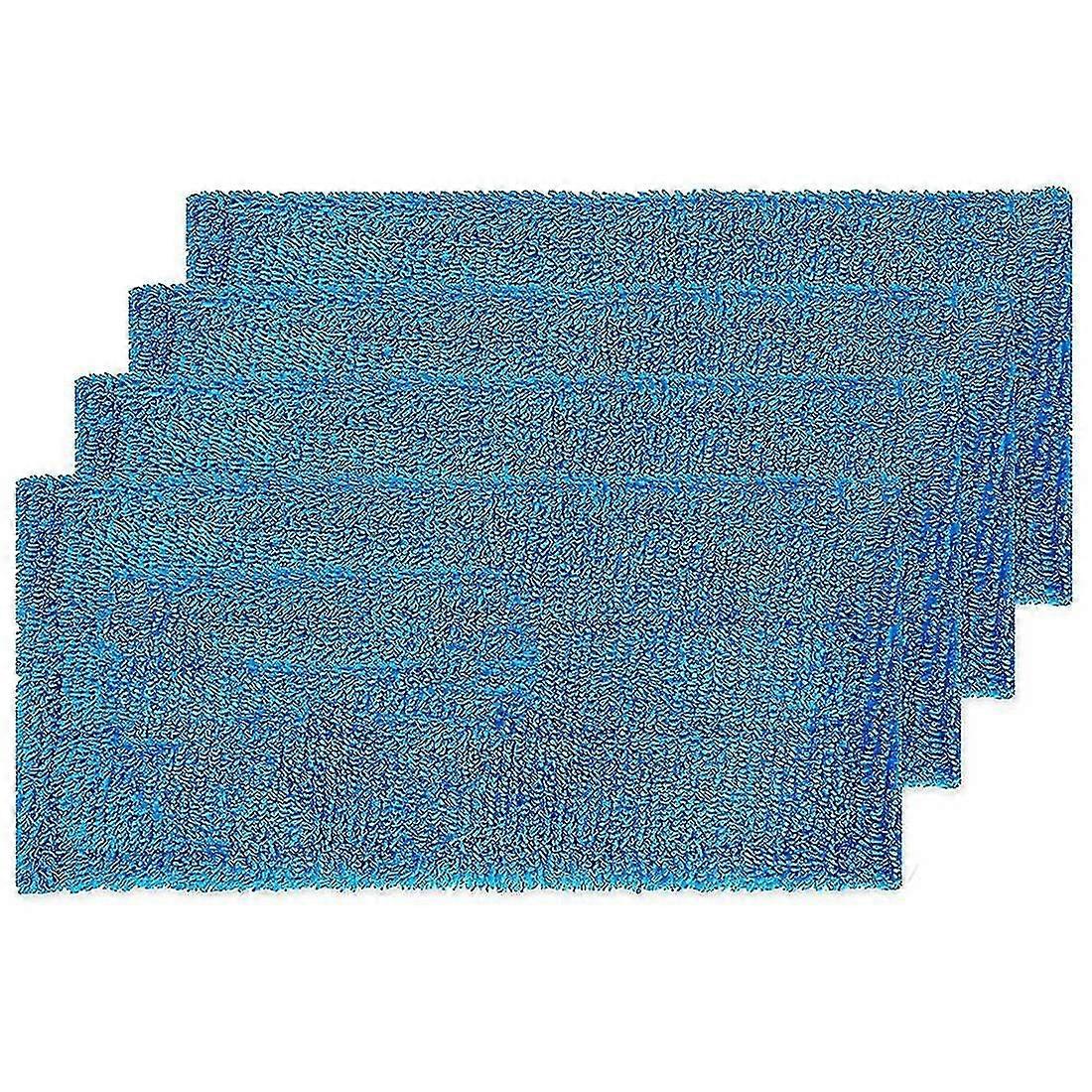 4 Reusable Microfiber Mop Pads Compatible With Swiffer Sweepers