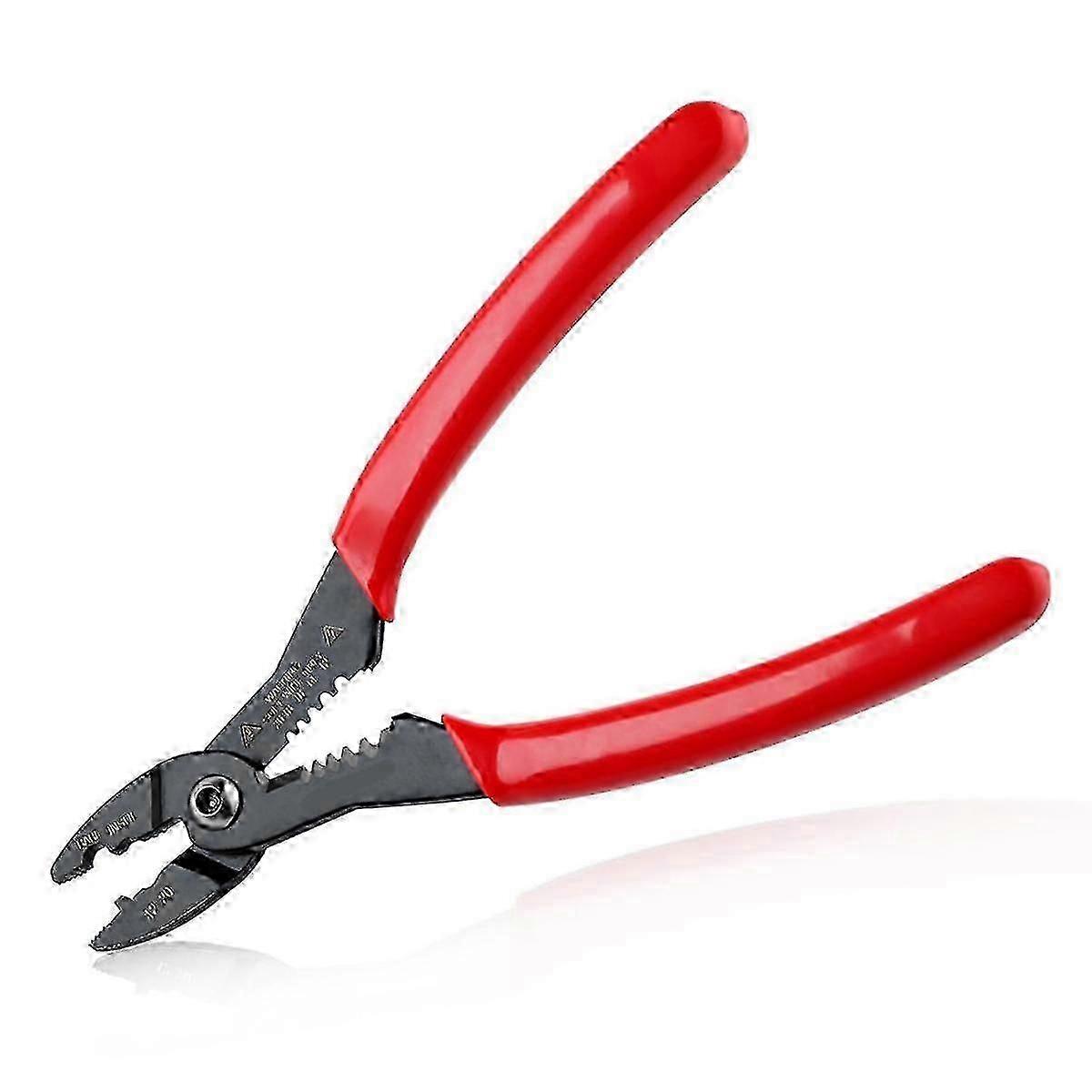 4-In-1 Multi-Purpose Electricians Pliers Wire Cutter, Stripper, Gripper for 12-20 AWG Insulated & Non-Insulated Wires Edition a