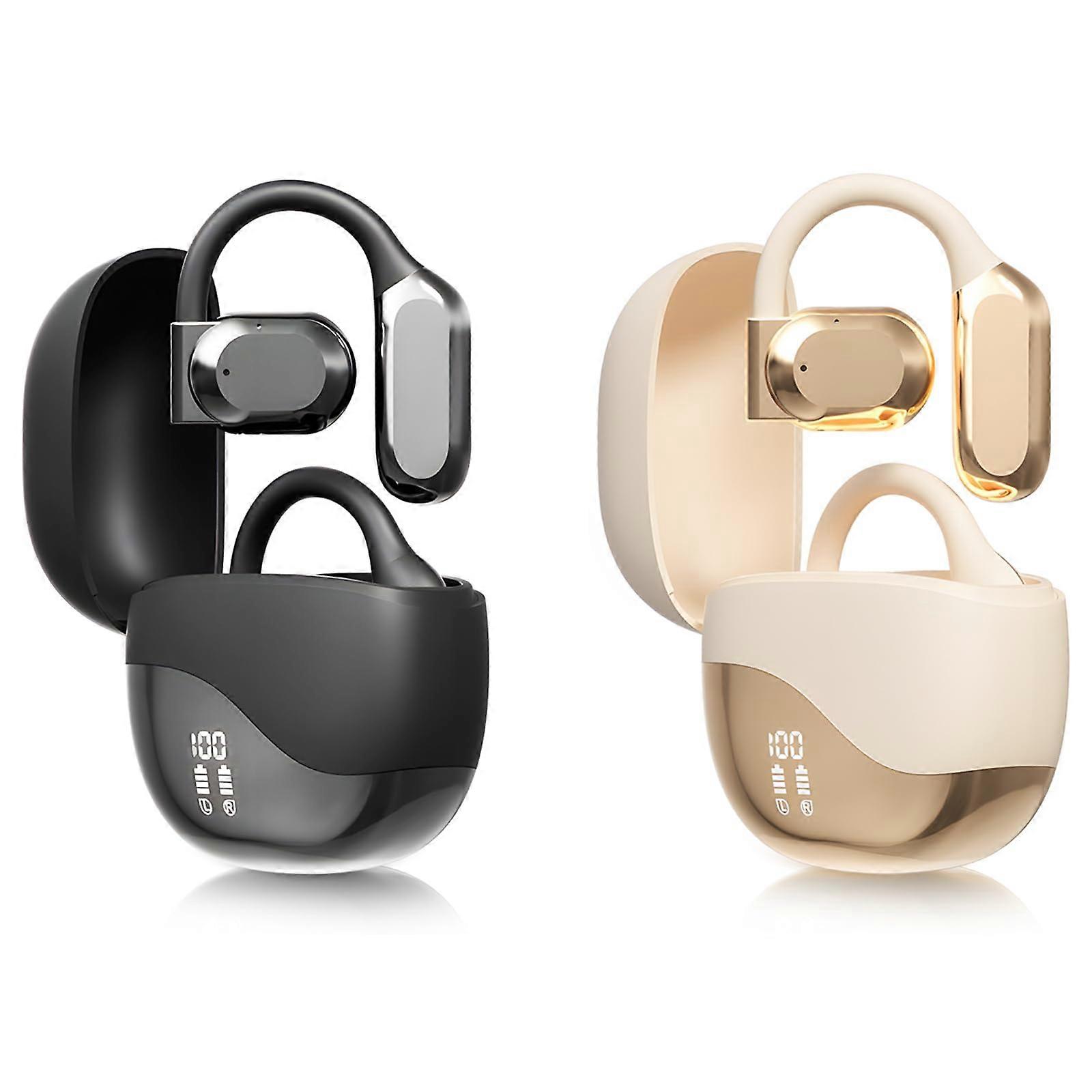 AI Translating Ear Buds for Real-Time Translation of 144 Languages with Bluetooth Music Playback Over-Ear Design