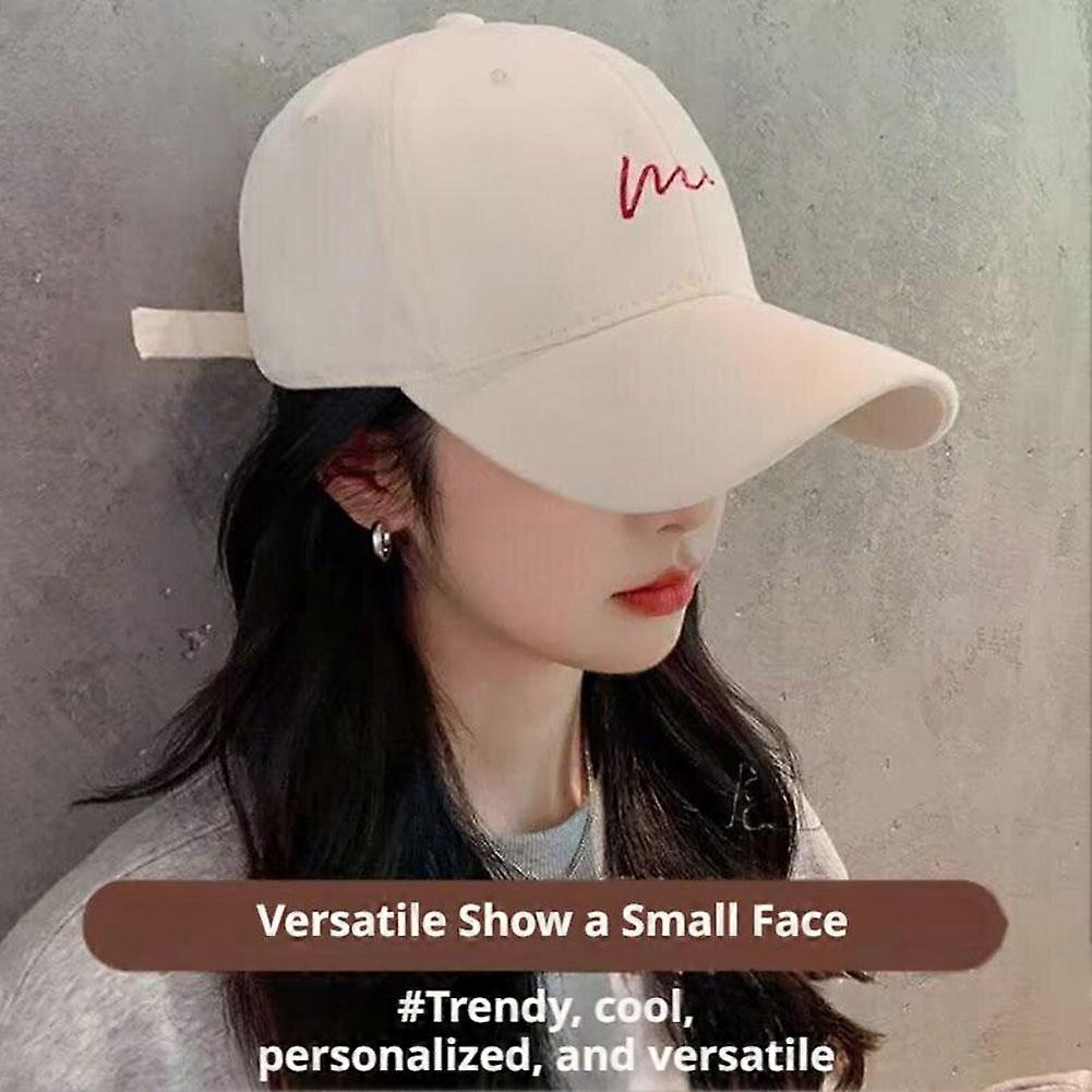 Solid Color Embroidered Sunscreen Baseball Cap Daily