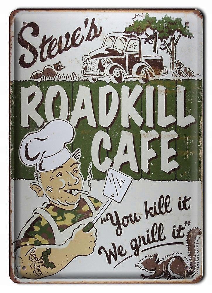 コーヒーグリルメタルサインヴィンテージレトロ #00821