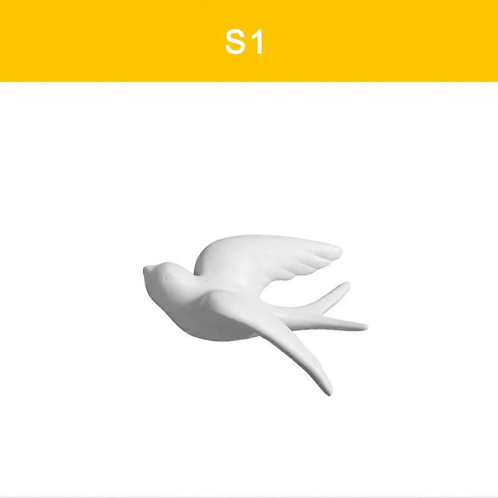 Ceramic White Bird Decoration Cute Animals Handcraft Manufacturing