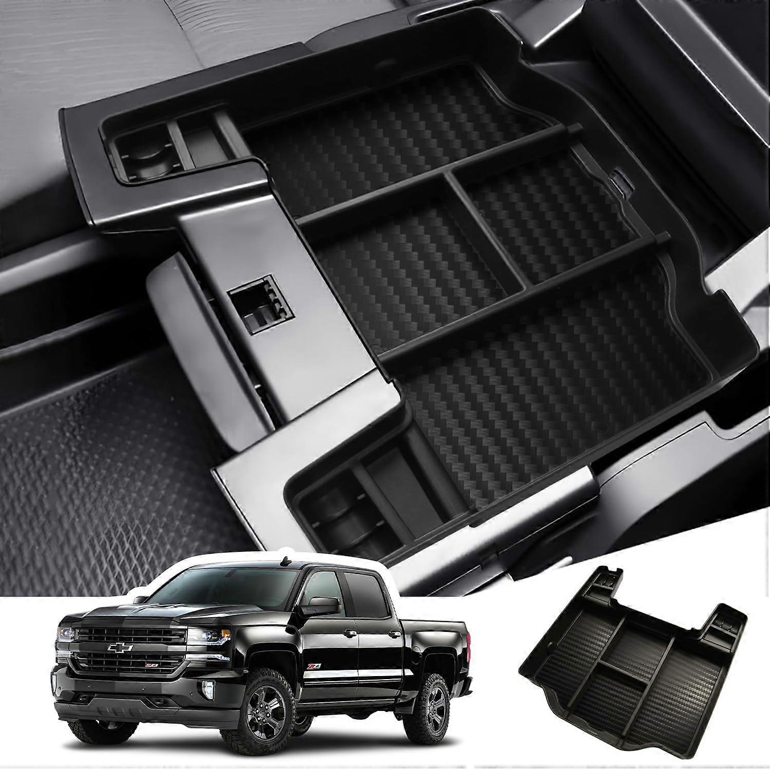Center Console Organizer Upgrade Flocked Liner Interior with Compatible RAM 1500 2500 3500 2019