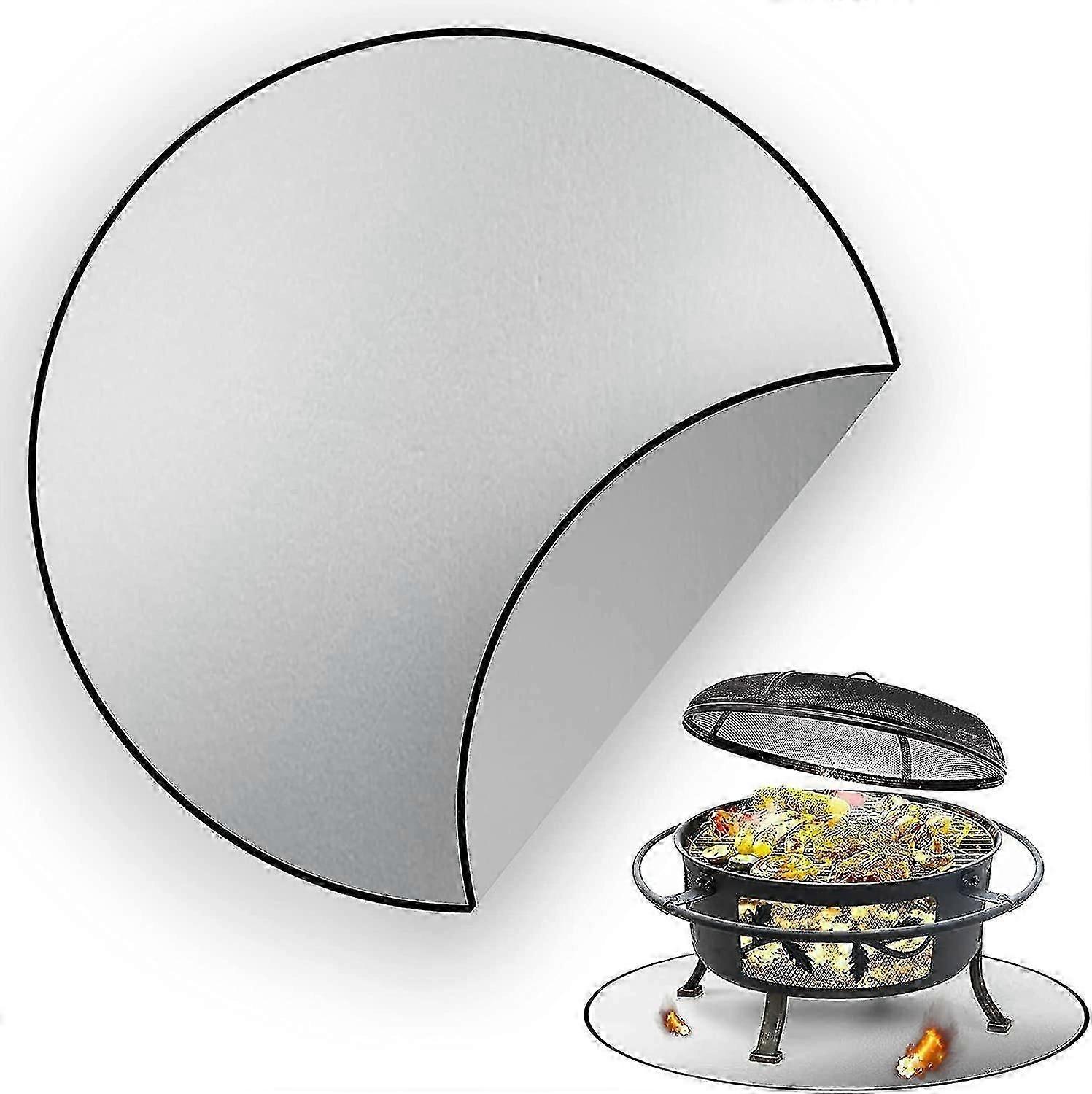 屋外ファイヤーピット断熱マット屋外ピクニック両面ファイヤーマット60cm / 24in