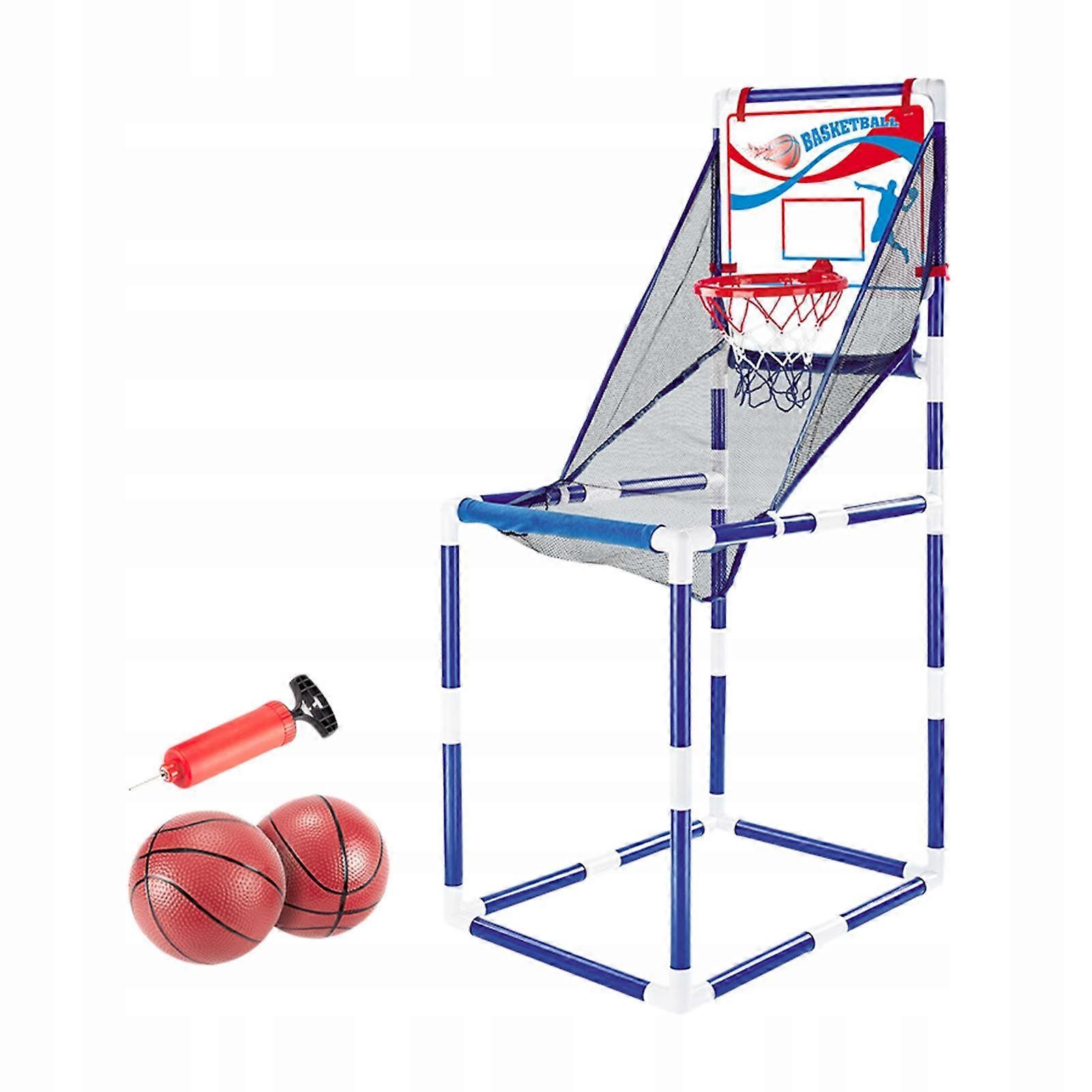 Jogo de arcada de basquete para uso interno externo e bomba de ar 44x60cm 2 bolas