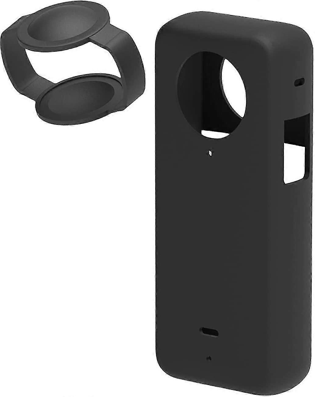 Silicone Protective Case Compatible For Insta360 One X3 With Lens Protective Cap Panoramic Action Camera Carrying Case