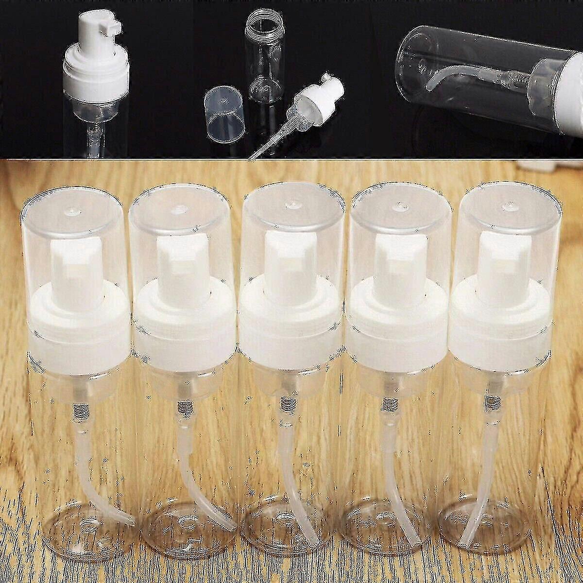10pcs 50ml Clear Empty Plastic Foam Foaming Dispenser Pump Container Bottle