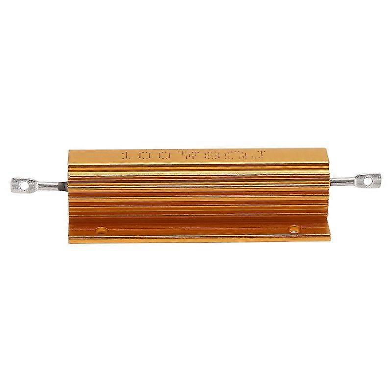 Gold Aluminum Clad Power Resistor Resistance 100W, 8 Ohm 8R