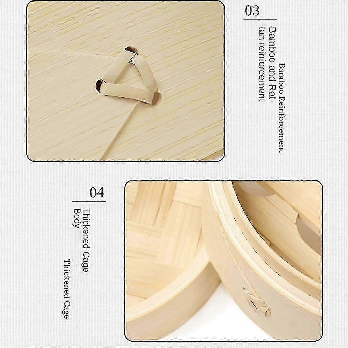 屋外サラダボウル、竹蒸し器、蒸し器、蒸し器、蒸し器、キャンプ用蒸し器、蒸し器 Mediu