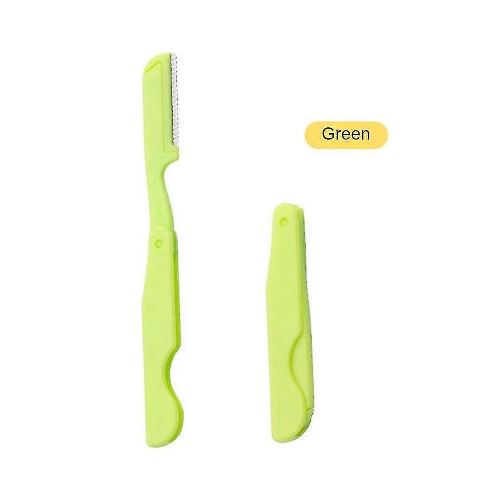 1PCS New Mini Macro Blade Eyebrow Knife Easy To Carry Foldable Retractable Eyebrow Scraper