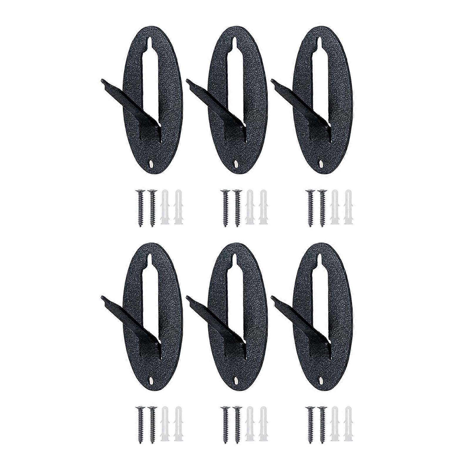 6x Skull Mount Hanger Skull Wall Mounted Bracket Hanger Skull Hook Mounting