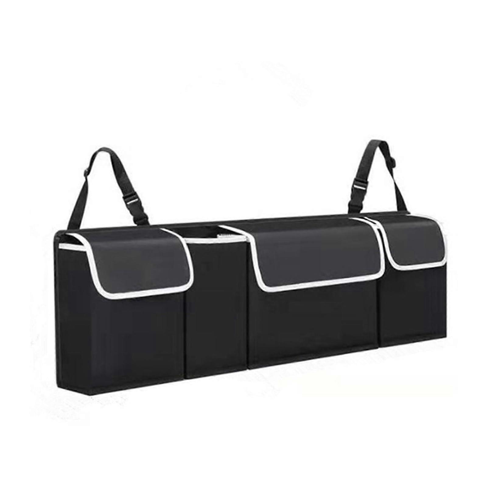 Adjustable Car Trunk Organizer Backseat Storage Bag High Capacity Oxford Fabric Multi-Use for SUV and Sedan