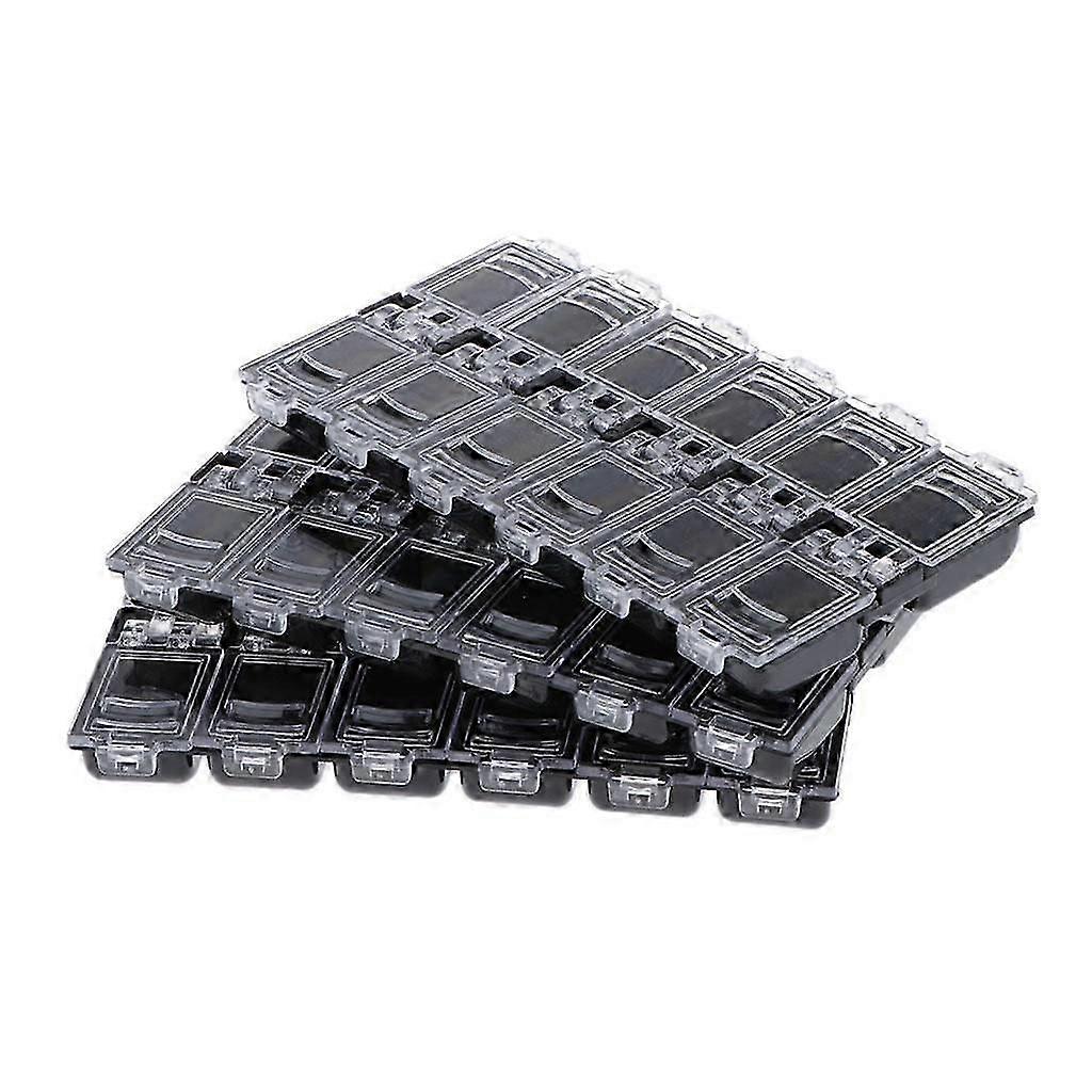 12 Grids Plastic Organizer Container for Jewelry Clear