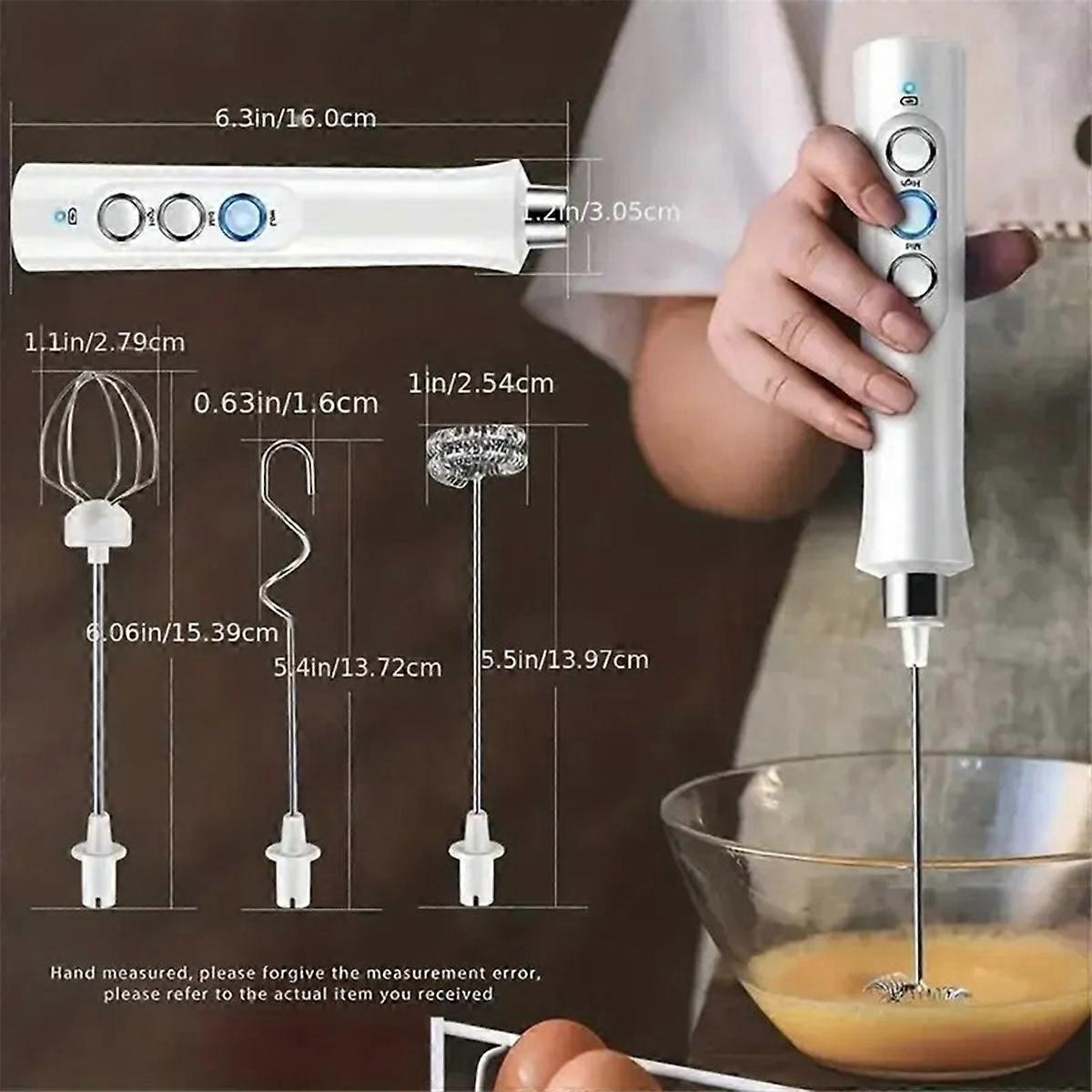 Handheld Electric Milk Frother 3-in-1 Milk Frother Milk Blender B