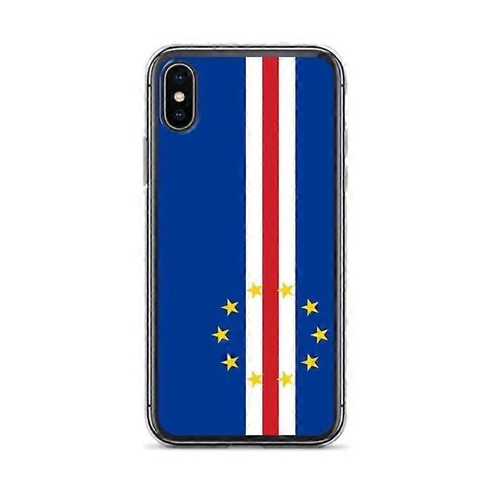 iPhone Case - Cape Verde - Flag - Flexible - Multicolor - Clear TPU