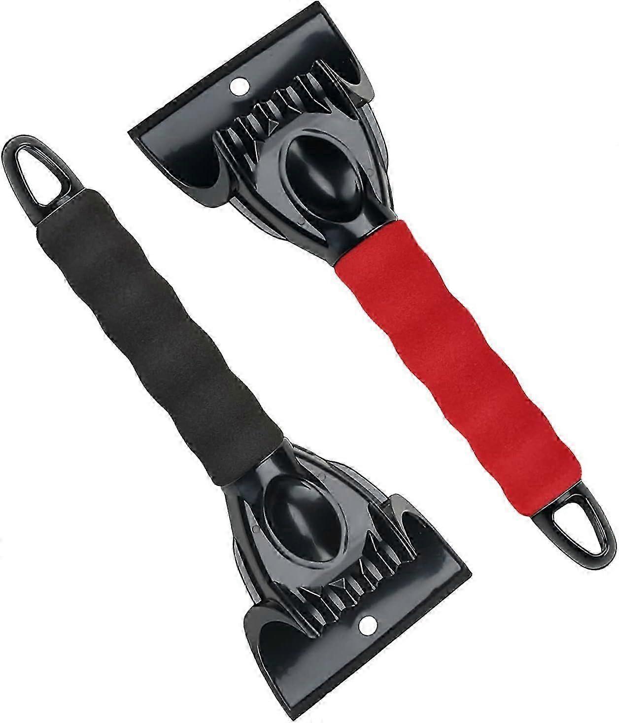 2PCS Car Ice Scraper, Ice Scraper for Car Windscreen, The Foam Grip is