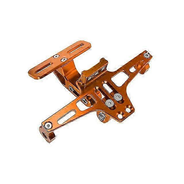Universal Cnc Motorcycle Adjustable Angle Aluminum License Number Plate Frame Holder Bracket