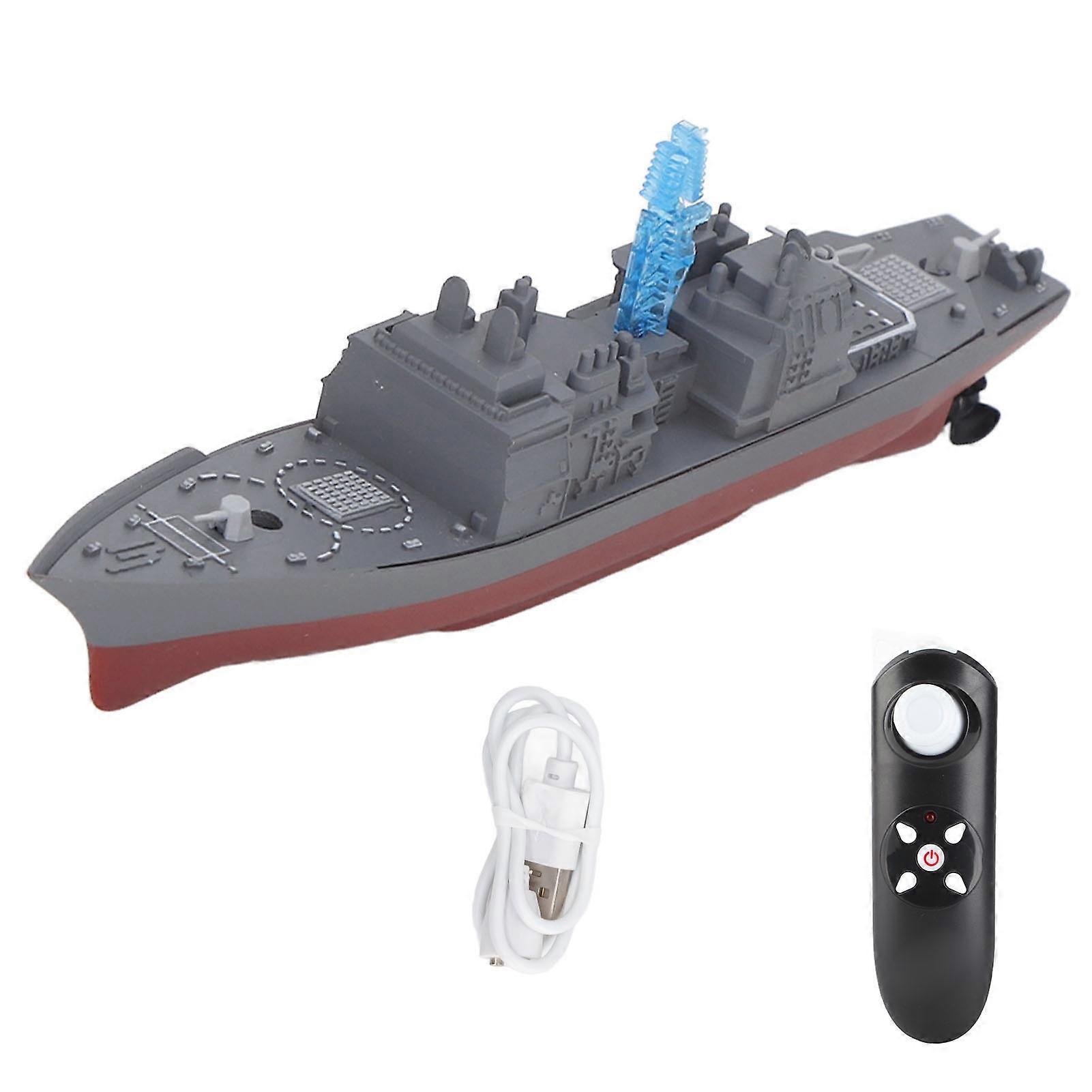 Remote Control Mini Ship Simulation Military Battleship