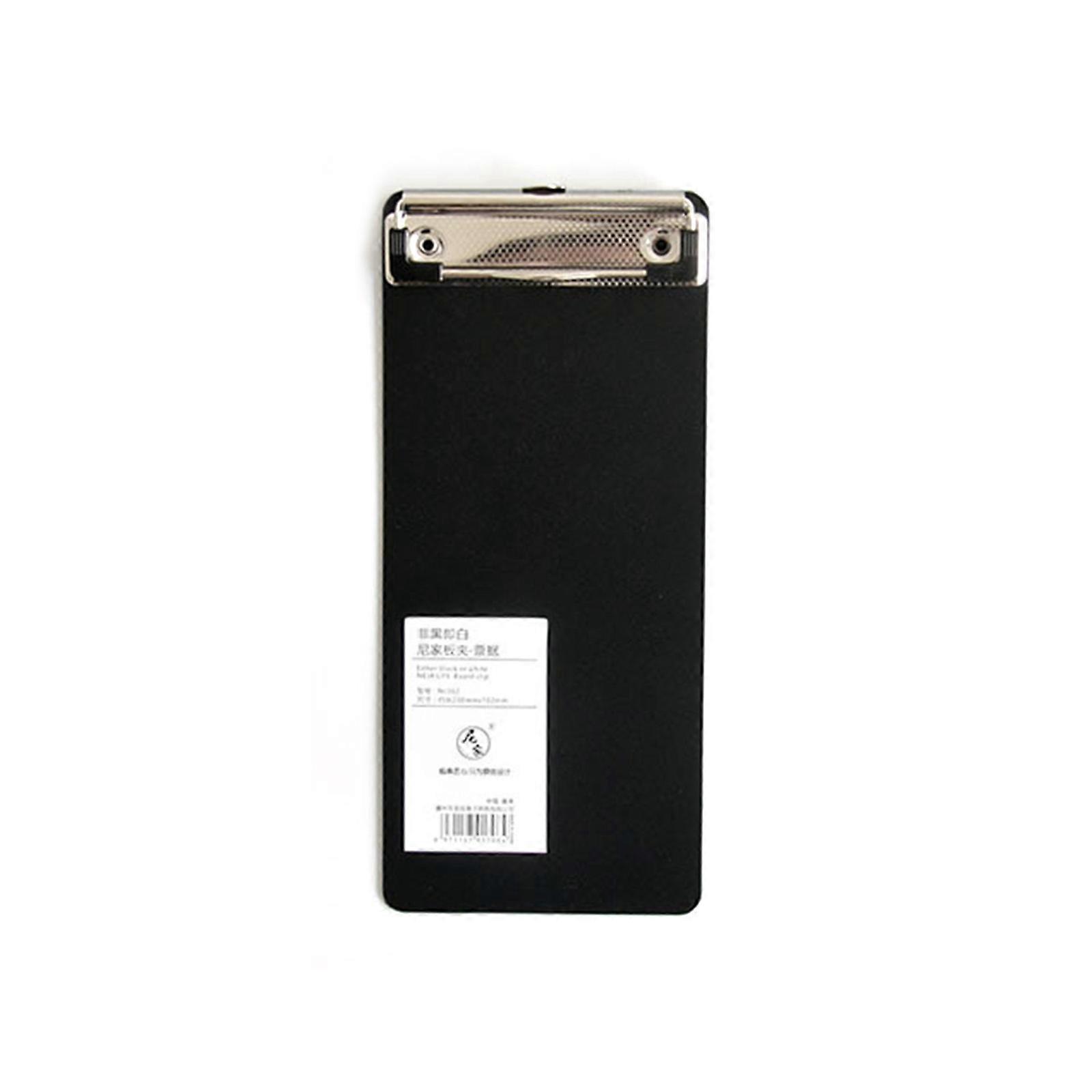 Simple A4 A5 Notepad Memo Pad Board Clip Loose-leaf Notebook File Writing Clamps Office School Supplies black