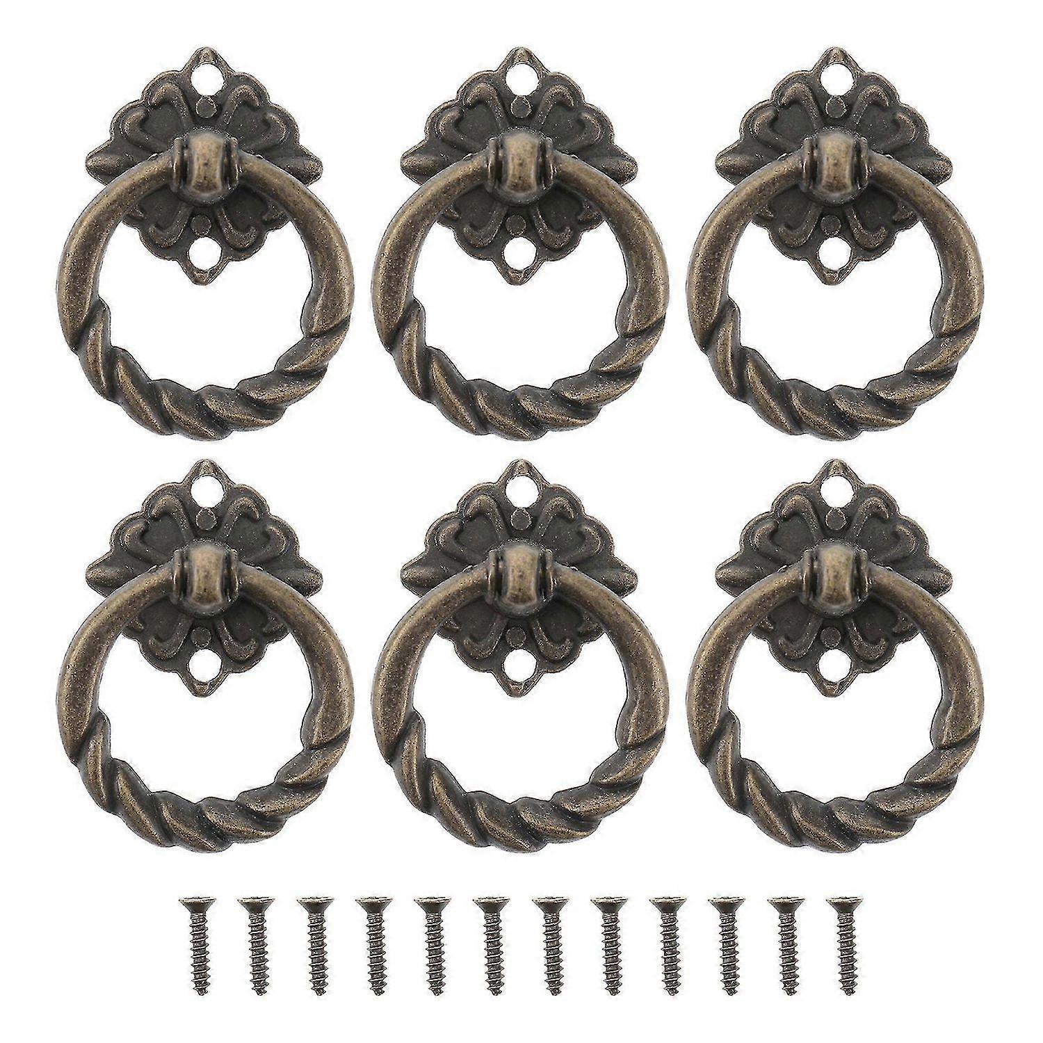 6 Pcs Tool Box Drawer Vintage Cabinet Knobs Kitchen Door Knobs Antique Hardware Pulls Cabinet Door K