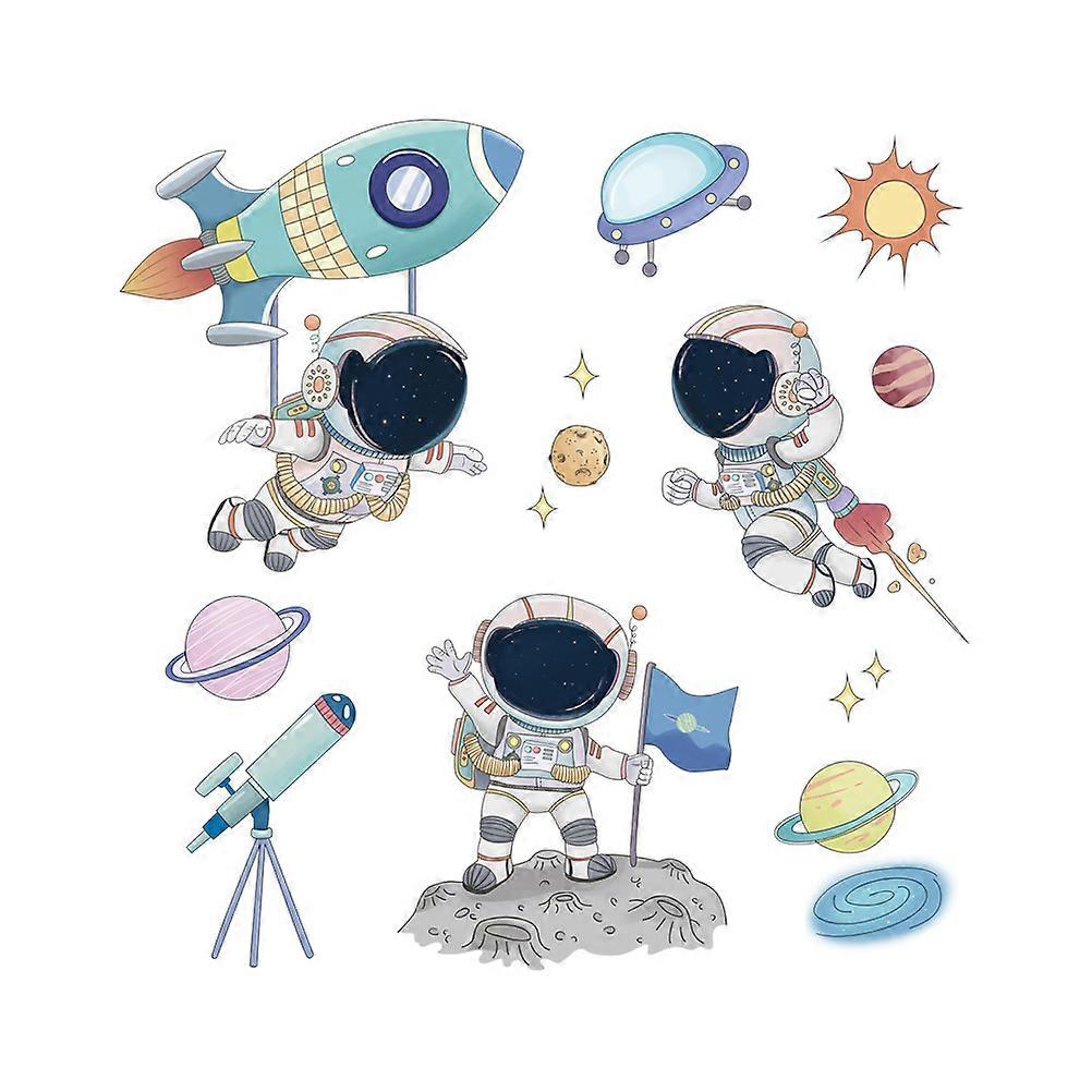 1 Set 2 Sheets Space Themed Stickers Space Decals (Assorted Color)