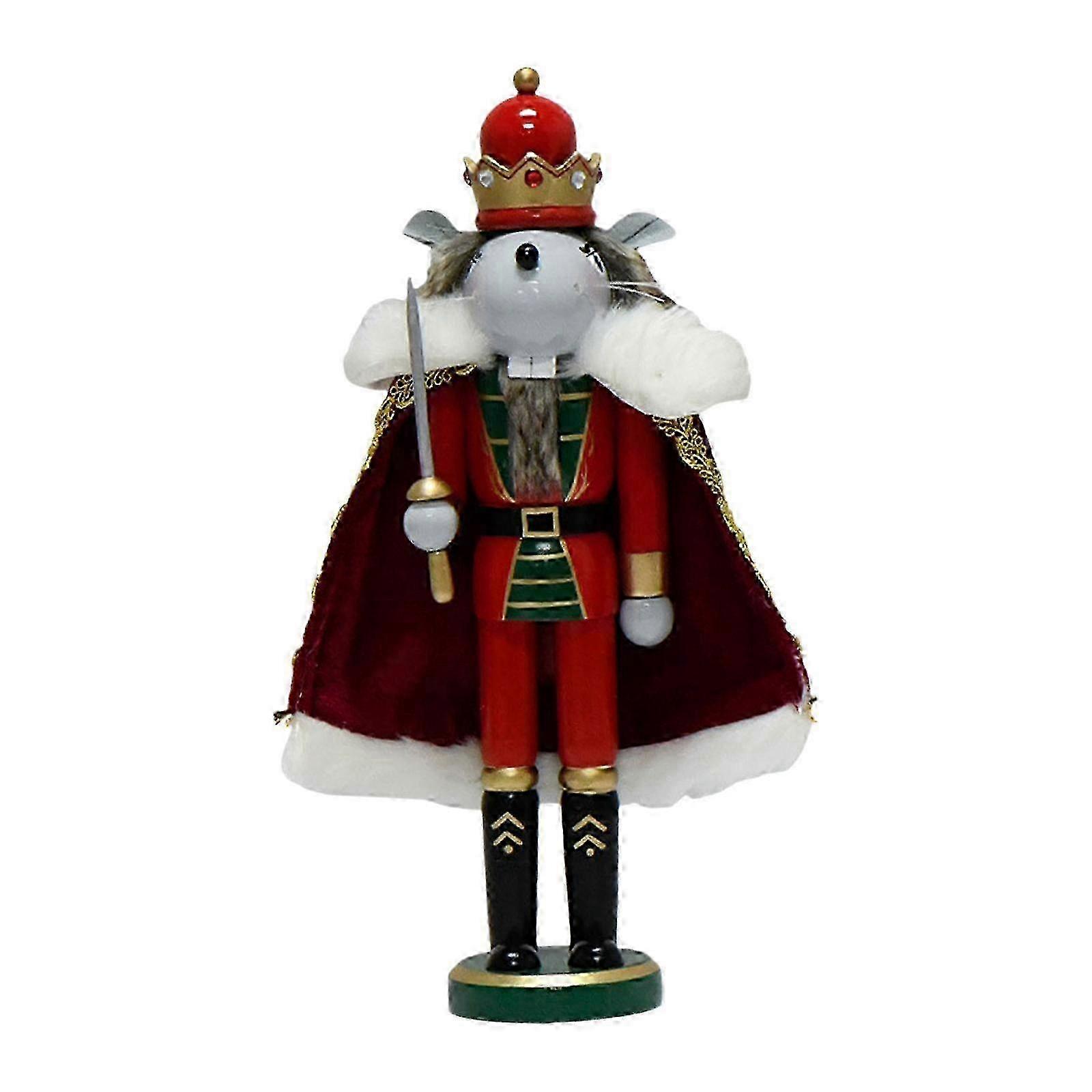 Christmas Nutcracker Mouse King Tabletop Figurine Statue Holiday Decoration 2025