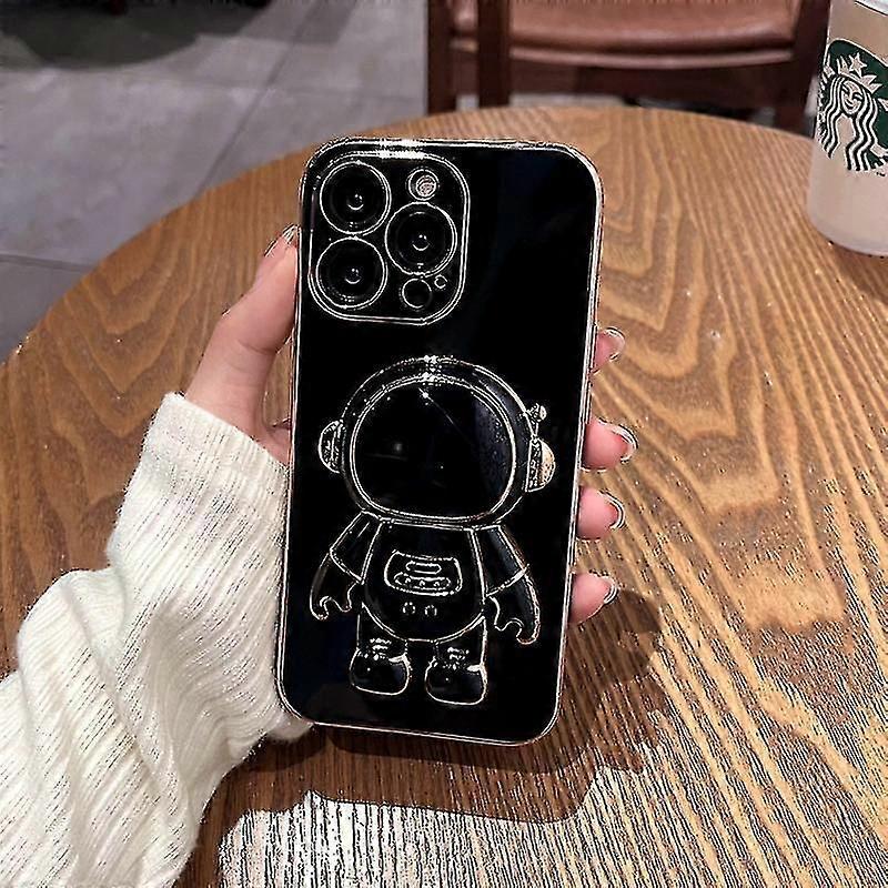 Astronaut Phone Case Compatible Iphone 11 12 13 14 Pro Max Xs X Xr 7 8 Plus Se 2020 22 Mini Shockproof Silicone Kickstand Cover Mobile Phone