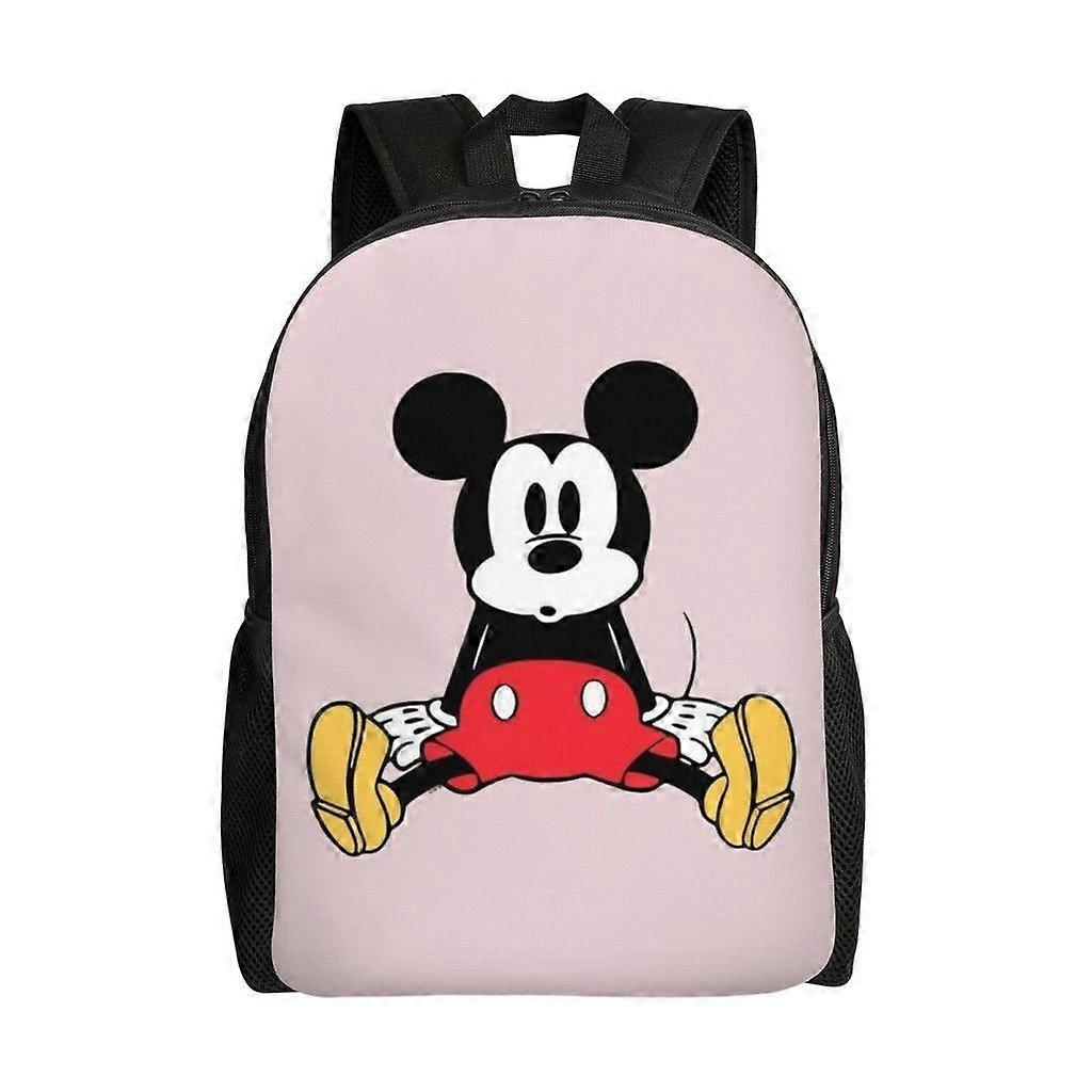 Mickey Mouse Versatile Backpack Washable casual style School Student Backpack Trendy Oxford Cloth Computer Bag Unisex-hk4114
