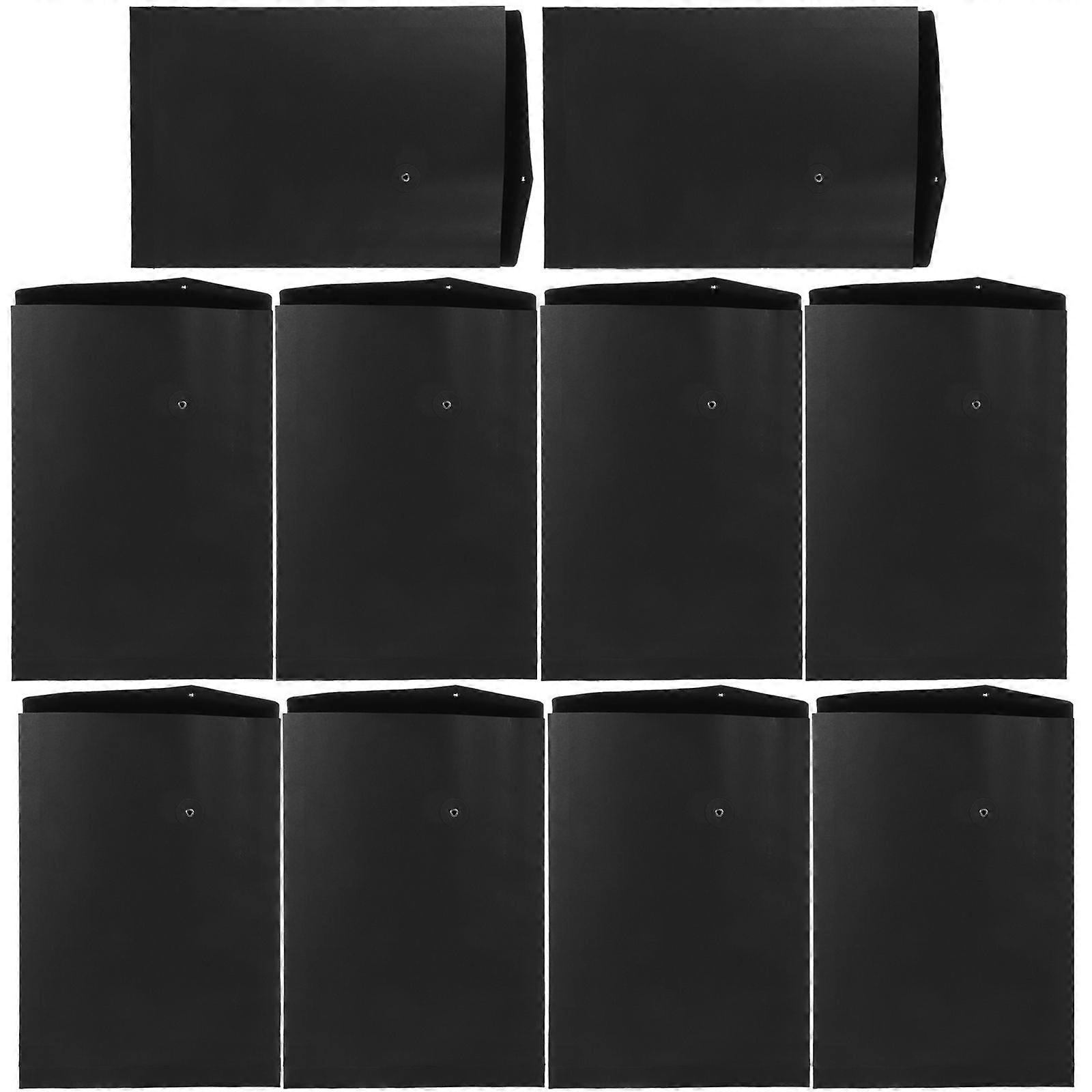 10pcs Kraft Paper Envelopes String Tie Document File Organizers Mailing Envelopes(A4 Size)