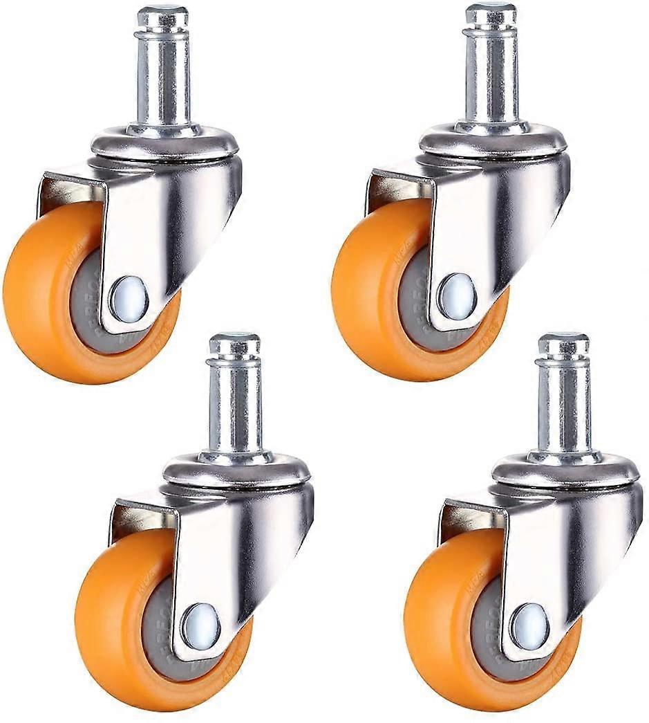 roles, 4 casters for office chairs, casters for beds, nylon caster