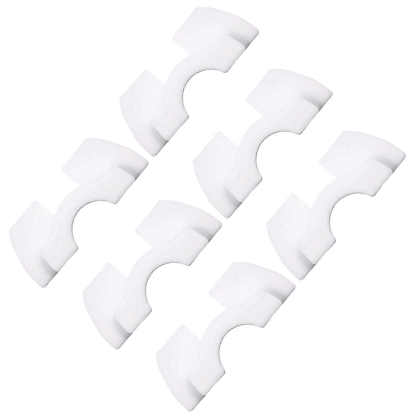 6 Pcs Rubber Cushioning Cushion Spacer Vibration Damper Electric Scooter Shaker Reducer Front Fork Damping Rubber Pad White Ref: 2531