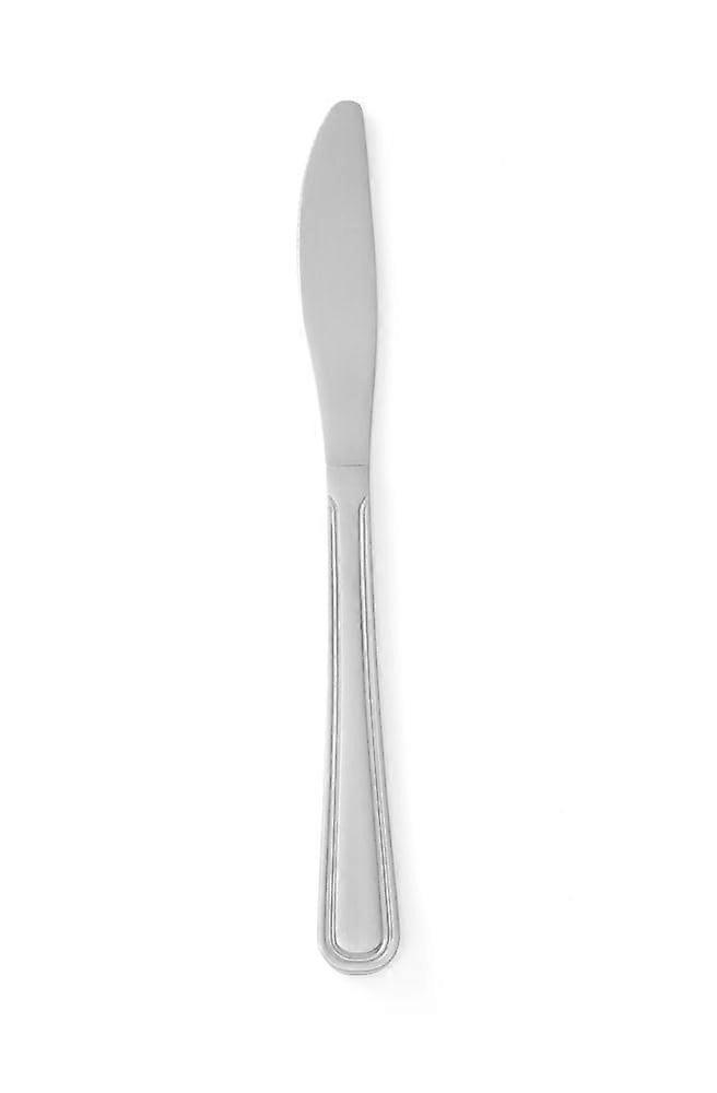 Table Knife Set of 6, 215 mm High Gloss Stainless Steel 18/0 Cutlery, Hand Polished Design, Stylish Dining Utensils