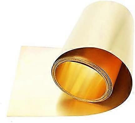 thin metal plate, brass foil 0.1x50x1000mm for welding/soldering