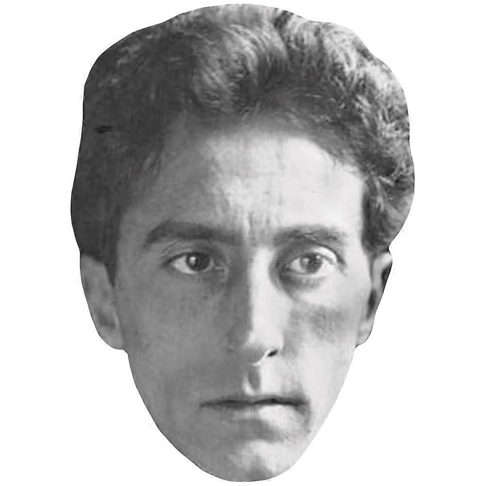 Jean Cocteau (BW) Celebrity Mask, Flat Card Face