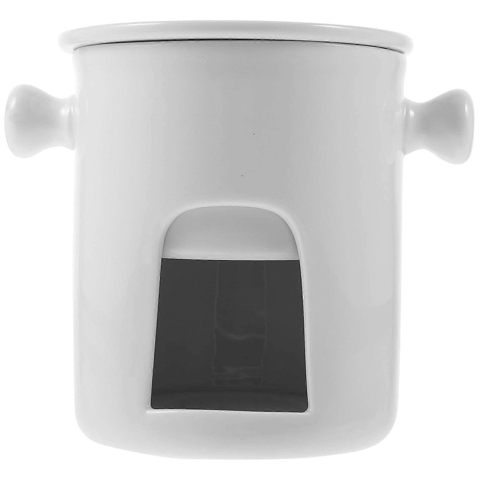 Oven for Melting Chocolate Syrup Fondue Hot Chocolate Milk Cream Pot