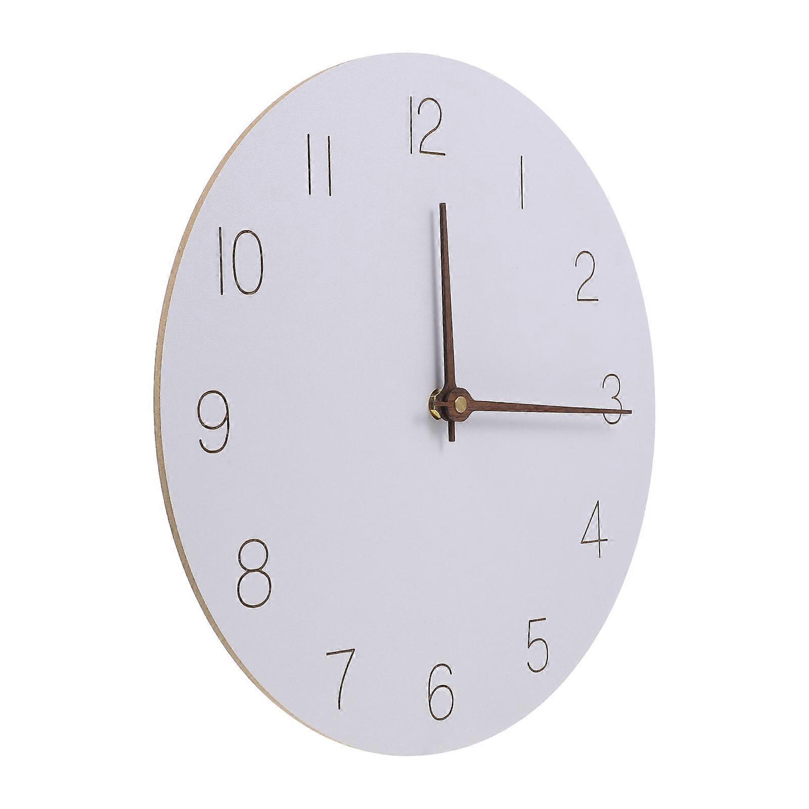 Non Ticking Decoration Wall Clocks Nordic Style Silent Timekeeping Home Decoration 30CM 1Set