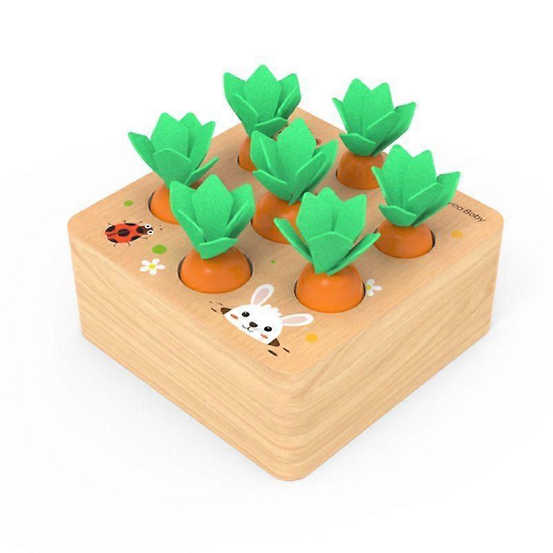 1 piece Children's Simulation Pulling Carrot Toys Inserting Carrot Game Kindergarten Sensory Educational Toys Desktop Games Toys Game Set