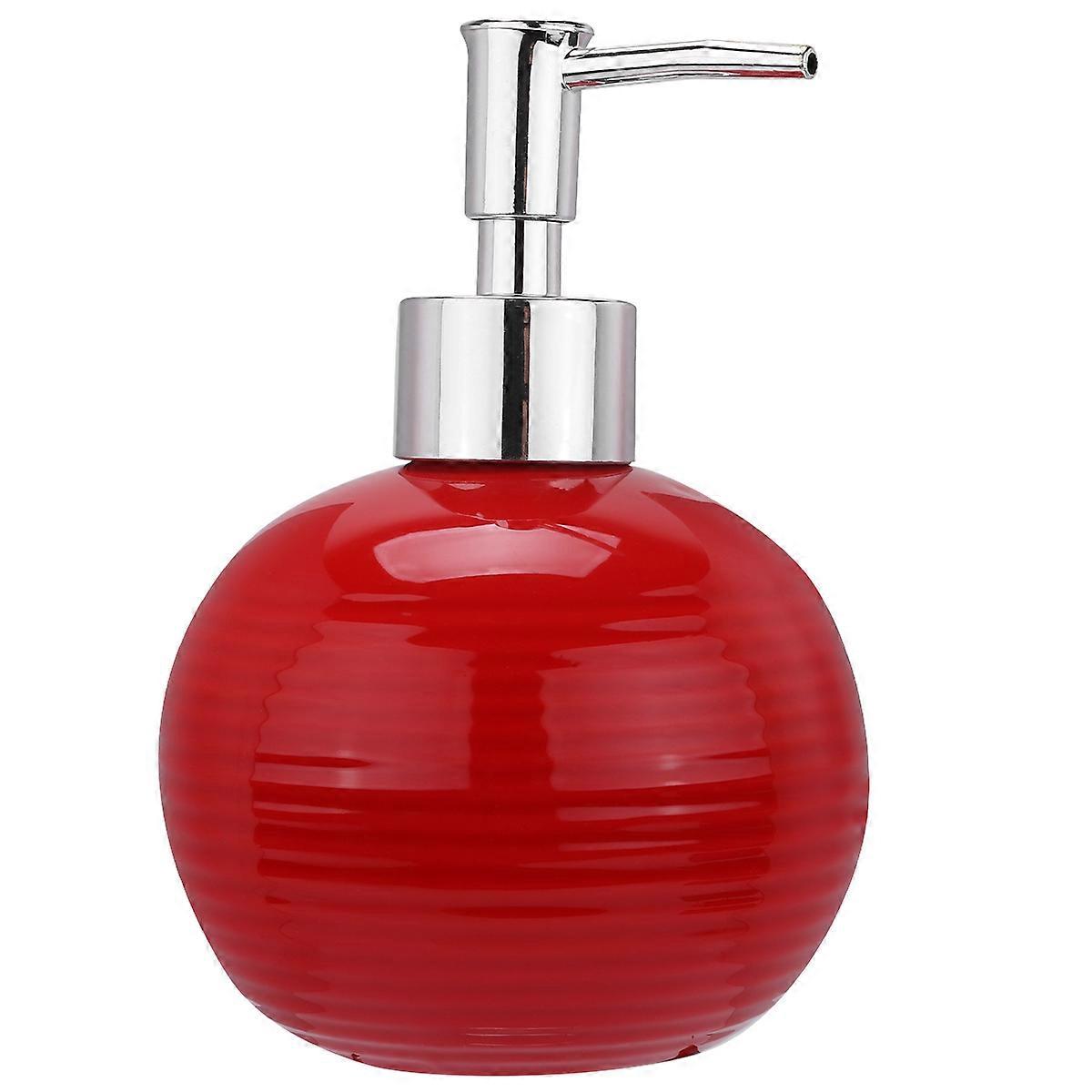 Ceramic Lotion Pump Bottles Squeeze Liquid Bathroom 14x9x9 Cm 1Pc