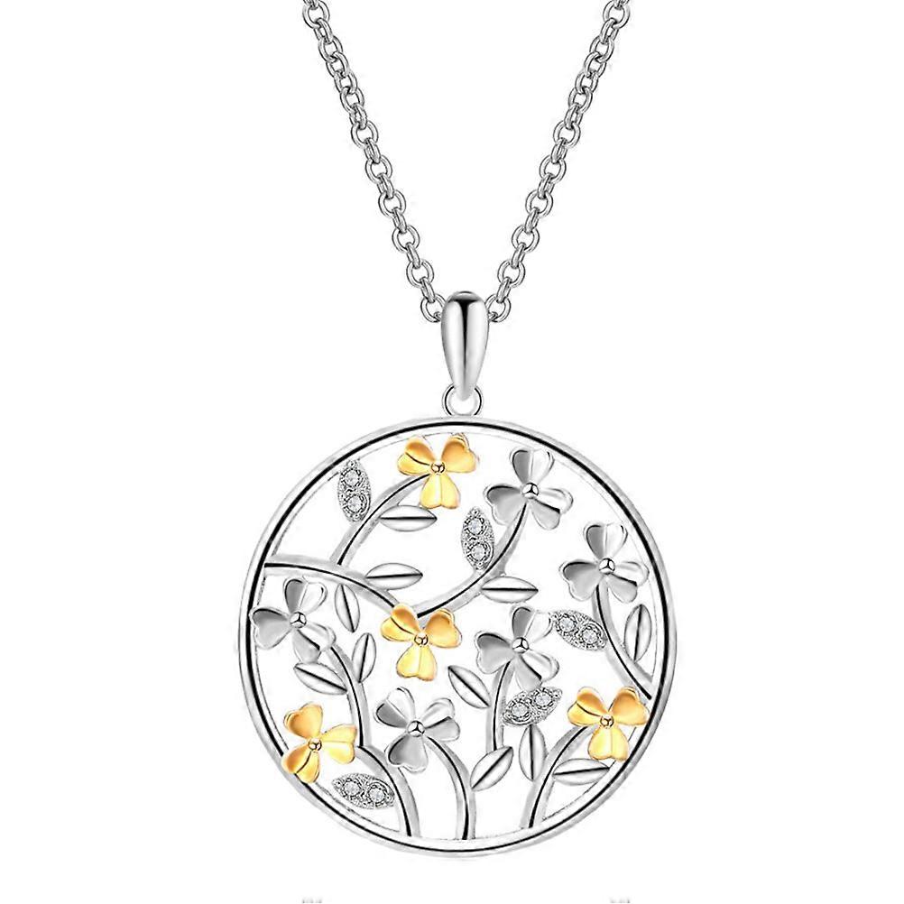 Valentine S Day Necklace Chain Assorted Color Square Pendant Decoration For Women 1Pc