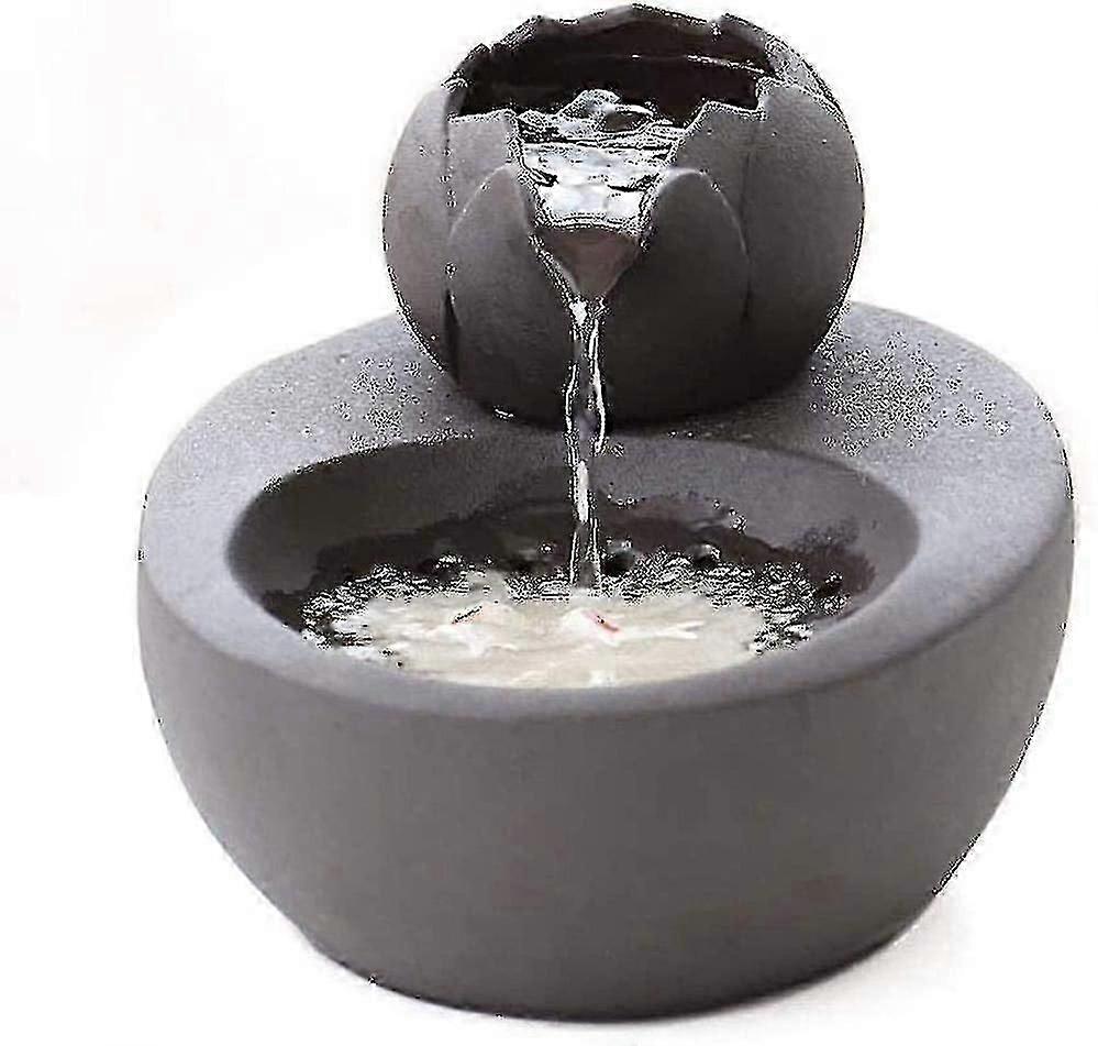 Cat Drinking Silent Quiet Cat Water Dispenser Ceramic Black